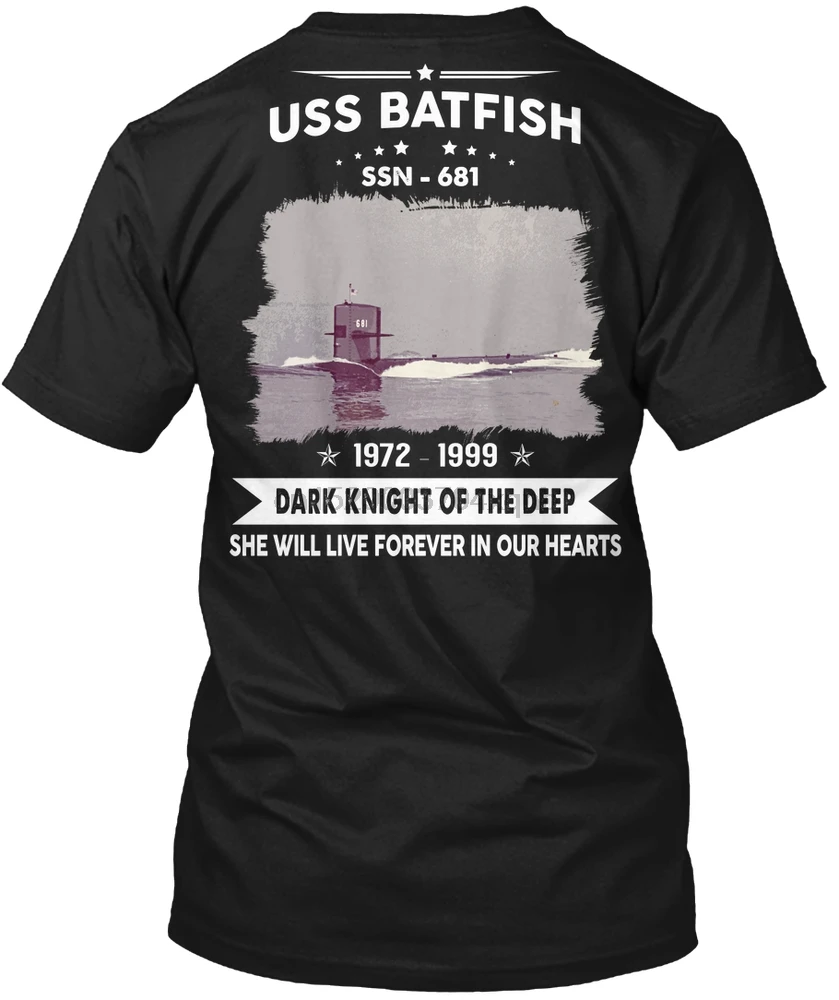 Мужская футболка Ограниченная серия USS BATFISH SSN 681 (1) женская футболка|Мужские