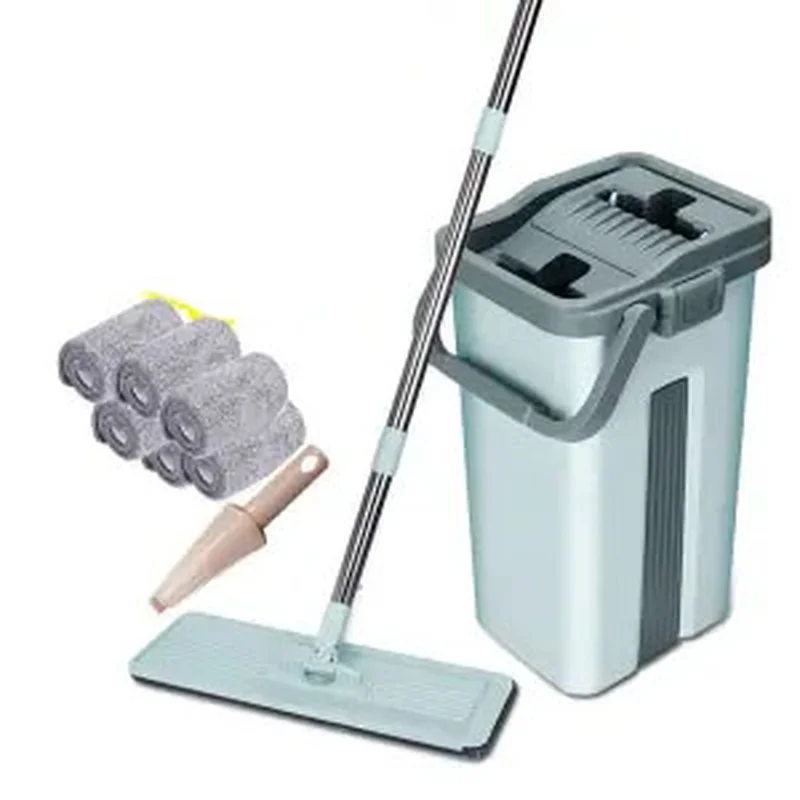 Hand-washing Mop Household Scraping Mop Bucket One Mop Lazy Flat Thickening Scraping Mopping Artifact Mop and Bucket Spin Mop
Hand-washing Mop Household Scraping Mop Bucket One Mop Lazy Flat Thickening Scraping Mopping Artifact Mop and Bucket Spin Mop