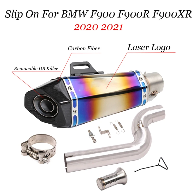 For BMW F900 F900XR F900R 2020 2021 Slip On Motorcycle Exhaust Modified Middle Link Pipe Catalyst Delete Pipe Muffler DB Killer
For BMW F900 F900XR F900R 2020 2021 Slip On Motorcycle Exhaust Modified Middle Link Pipe Catalyst Delete Pipe Muffler DB Killer