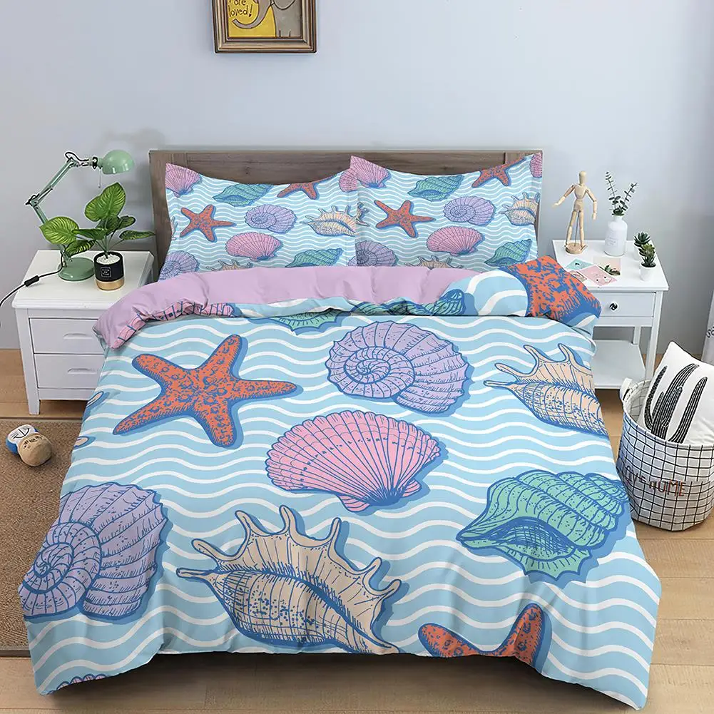Sea Wold Starfish Duvet Cover 3D Bedding Set Quilt Cover Bedline King Size for Kids Adult Bed dekbedovertrek(no Bed Sheet)
Sea Wold Starfish Duvet Cover 3D Bedding Set Quilt Cover Bedline King Size for Kids Adult Bed dekbedovertrek(no Bed Sheet)