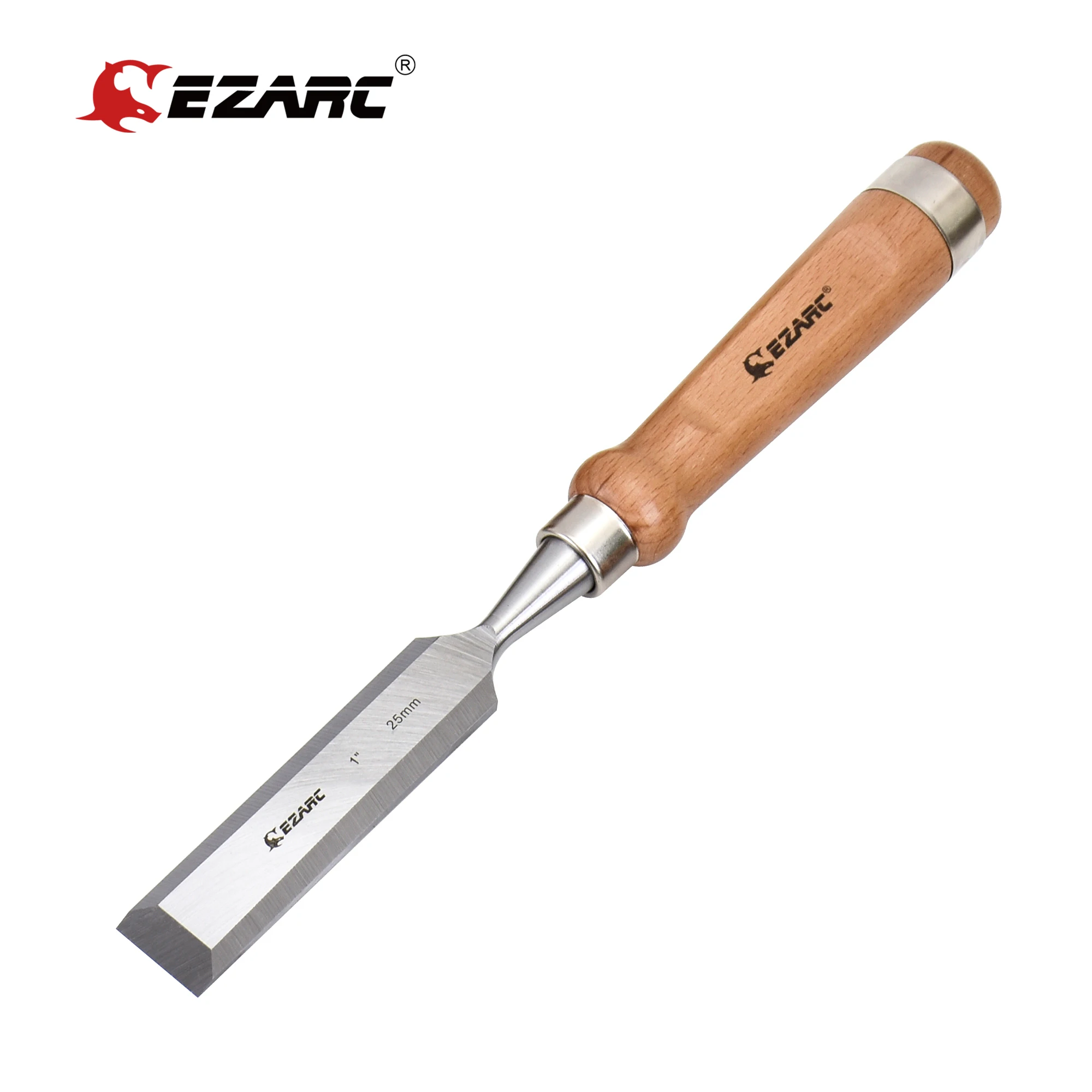 EZARC 6-25mm CR-V Wood Carving Knife Graver Chisel Carpenter Tools with Walnut Handle Wooden Knockable Flat Woodworking | Инструменты