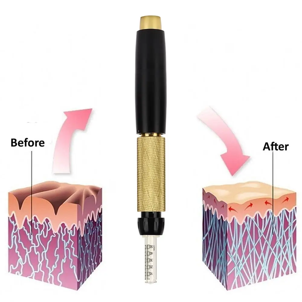 

Hyaluronic Acid Injection Pen Remove Wrinkles Needle-free Atomization Beauty Instrument Micro-engraving Adjustment Atomizer Guns
