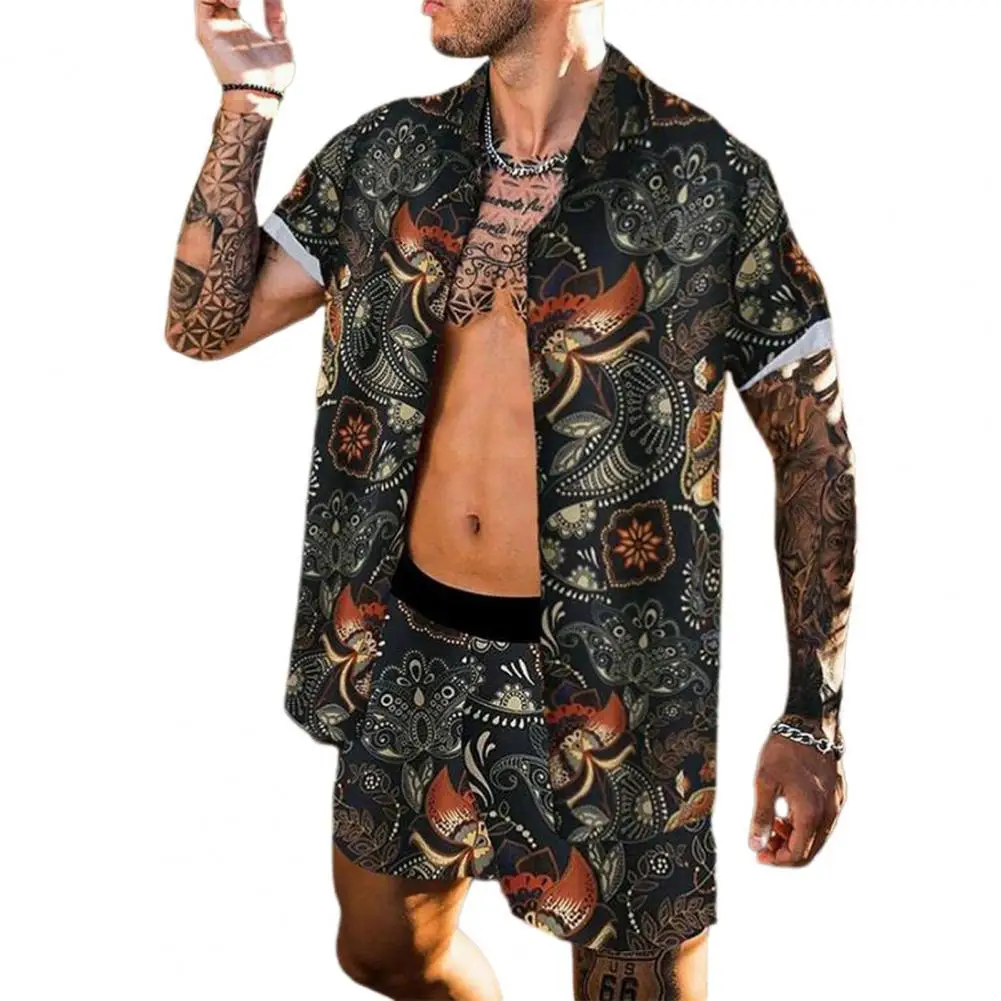 2021 Summer Men Pajama Sets Digital Print Beach Outfit Short Sleeve Lapel Buttons Shirt Shorts Sets Plus Size Beachwear
2021 Summer Men Pajama Sets Digital Print Beach Outfit Short Sleeve Lapel Buttons Shirt Shorts Sets Plus Size Beachwear