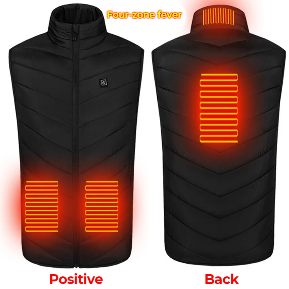 Electric Heated Men's Vest Jackets Usb Electric Heating Hooded Cotton Coat Camping Hiking Hunting Thermal Warmer Jacket Winter
Electric Heated Men's Vest Jackets Usb Electric Heating Hooded Cotton Coat Camping Hiking Hunting Thermal Warmer Jacket Winter