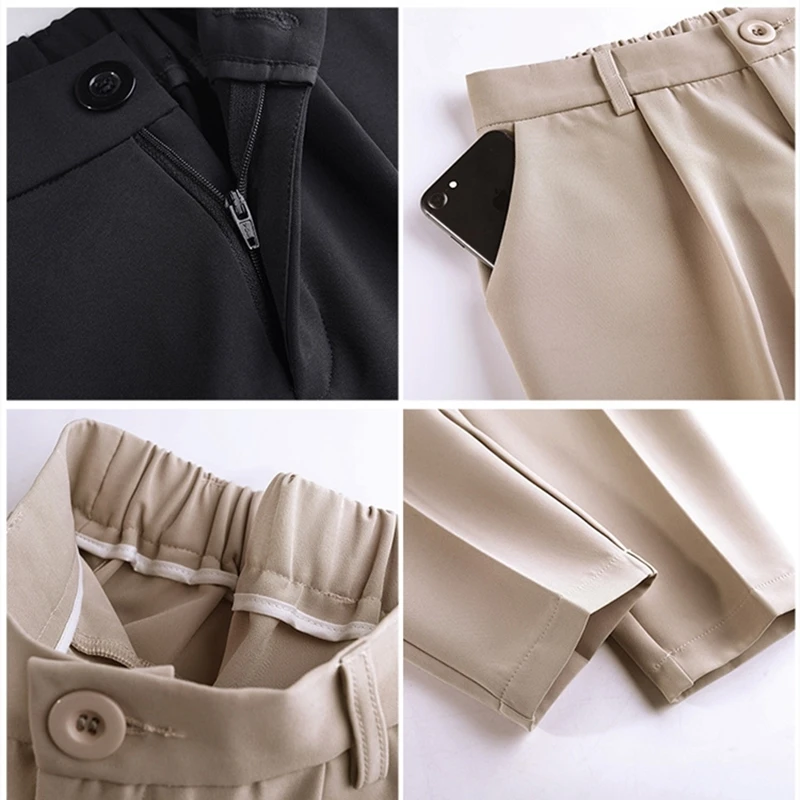 Ladies Office Wear Summer Fashion Bottoms 2021 Pencil Pants Women High Waist Korean Style Suit Trousers Ankle Length Solid Color
Ladies Office Wear Summer Fashion Bottoms 2021 Pencil Pants Women High Waist Korean Style Suit Trousers Ankle Length Solid Color