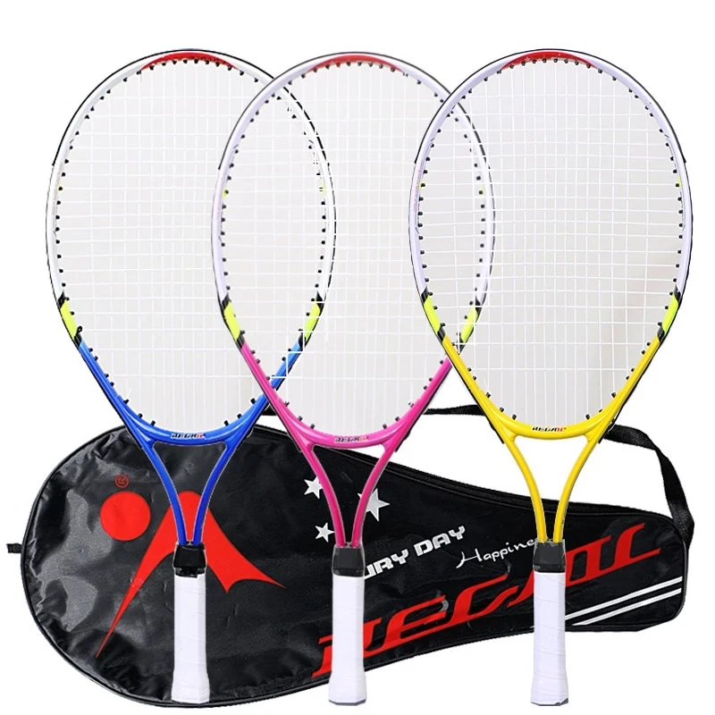 23 Inch Youth Tennis Racket Aluminum Alloy Tennis Racket Strong Nylon Line Suitable For Children Training-41
23 Inch Youth Tennis Racket Aluminum Alloy Tennis Racket Strong Nylon Line Suitable For Children Training-41