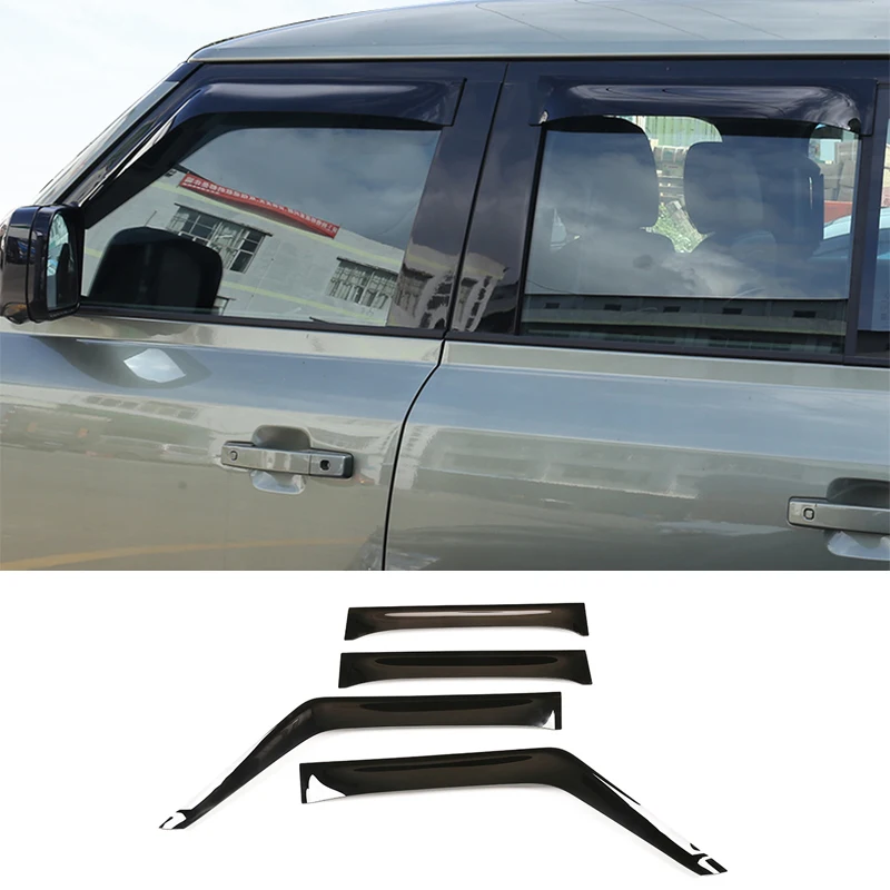 Car Windows Vent Visor Deflectors Hatchback Protection Wind Guard Sun Rain Visors Cover For Land Rover Defender 90 110 130 20-22
Car Windows Vent Visor Deflectors Hatchback Protection Wind Guard Sun Rain Visors Cover For Land Rover Defender 90 110 130 20-22
