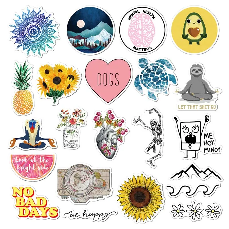 56Pcs waterproof VSCO cartoon landscape animal graffiti trolley luggage stickers beautiful stationery Scrapbooking decoration
56Pcs waterproof VSCO cartoon landscape animal graffiti trolley luggage stickers beautiful stationery Scrapbooking decoration