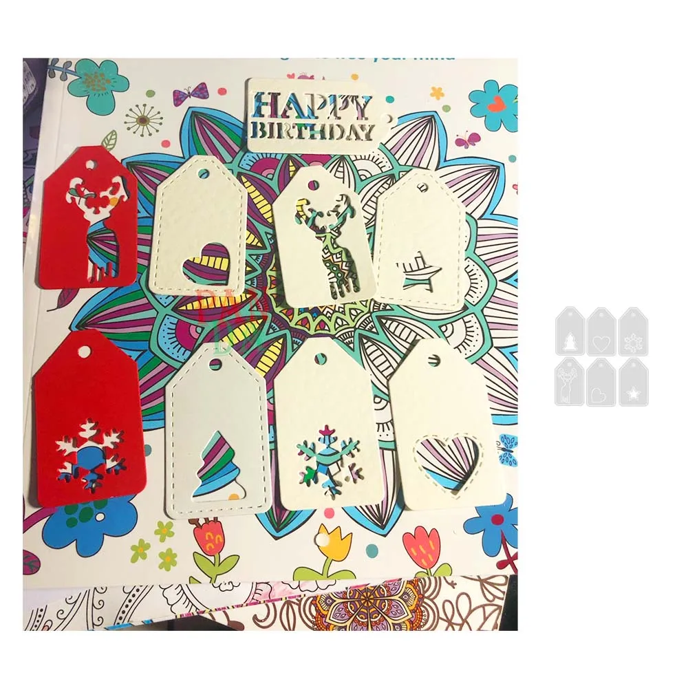 Christmas Tags Metal Cut Dies Stencils for Scrapbooking Stamp/Photo Album Decorative Embossing DIY Paper Cards New Dies
Christmas Tags Metal Cut Dies Stencils for Scrapbooking Stamp/Photo Album Decorative Embossing DIY Paper Cards New Dies