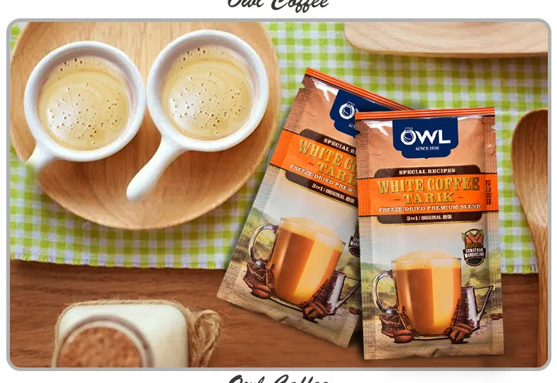 Free shipping 600g/bag Singapore imported OWL Owl White Coffee La White Series Original/Hazelnut/2-in-1/Coconut Sugar
Free shipping 600g/bag Singapore imported OWL Owl White Coffee La White Series Original/Hazelnut/2-in-1/Coconut Sugar