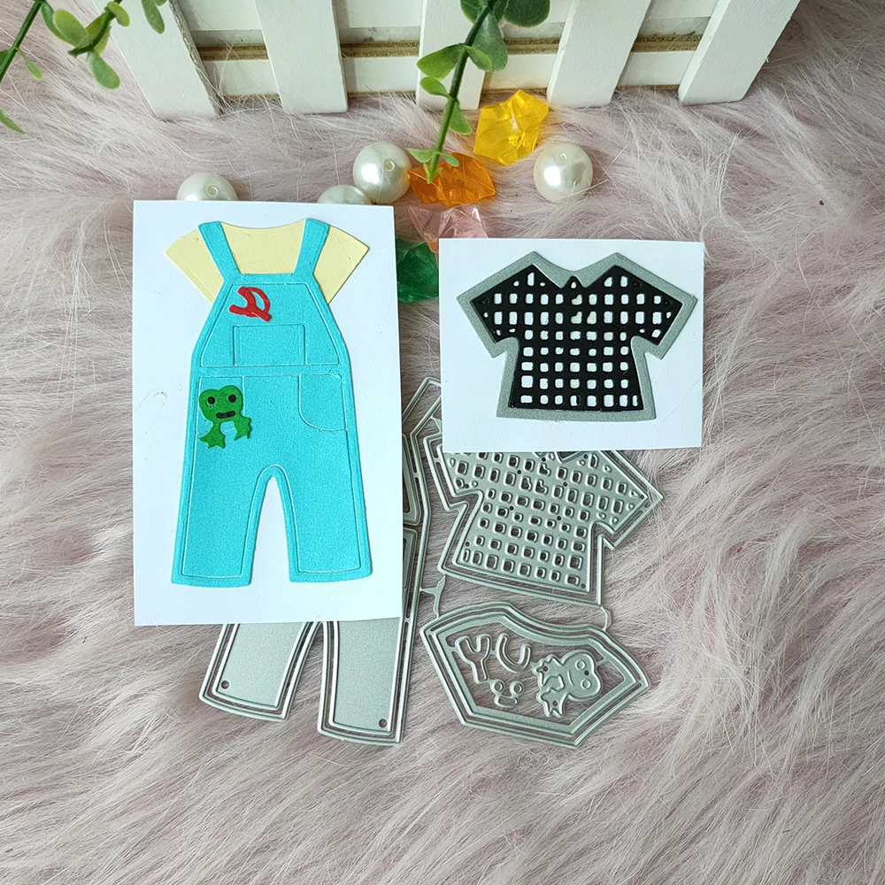New Kids'clothes metal cutting die mould scrapbook decoration embossed photo album decoration card making DIY handicrafts
New Kids'clothes metal cutting die mould scrapbook decoration embossed photo album decoration card making DIY handicrafts