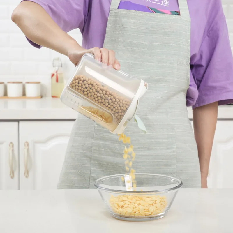 Kitchen Storage Box Food Storage Tank Household Sealed Storage Kitchen Food Containers for Dry Cereals Measure Cups Tool
Kitchen Storage Box Food Storage Tank Household Sealed Storage Kitchen Food Containers for Dry Cereals Measure Cups Tool