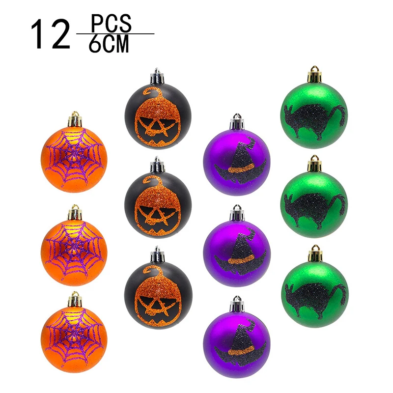 12Pcs New Colorful Halloween Wreath Ball Shatterproof Hanging Ornaments Pumpkin Drops Party Supplies For Home Decoration
12Pcs New Colorful Halloween Wreath Ball Shatterproof Hanging Ornaments Pumpkin Drops Party Supplies For Home Decoration