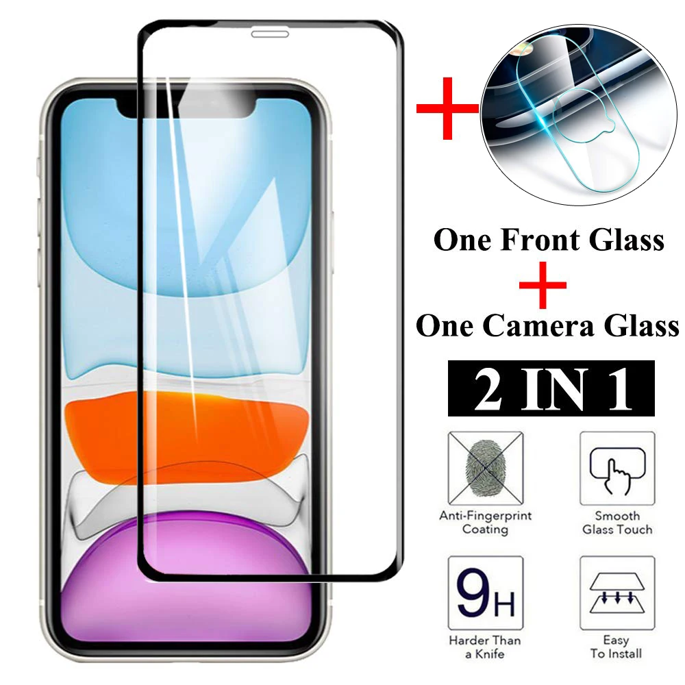 2-in-1 Camera Glass For iPhone 11 Pro Max Tempered Glass Screen Protector For iPhone XS XR X 8 7 6 6S Plus Toughened Glass Film
2-in-1 Camera Glass For iPhone 11 Pro Max Tempered Glass Screen Protector For iPhone XS XR X 8 7 6 6S Plus Toughened Glass Film