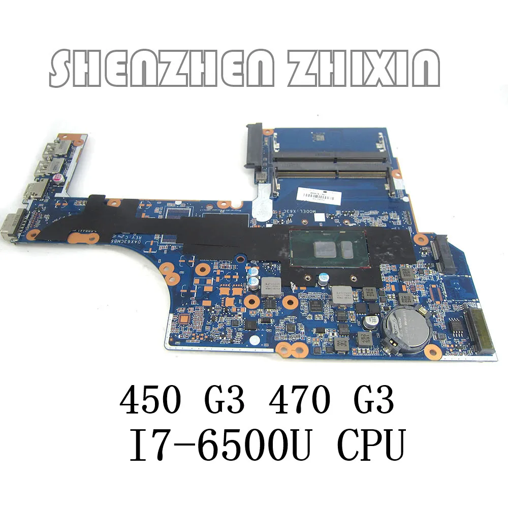 Материнская плата yourui для ноутбука HP 450 470 G3 с процессором I7-6500 855674-601 855674-001 Системная материнская плата DAX63CMB6D1
Материнская плата yourui для ноутбука HP 450 470 G3 с процессором I7-6500 855674-601 855674-001 Системная материнская плата DAX63CMB6D1
