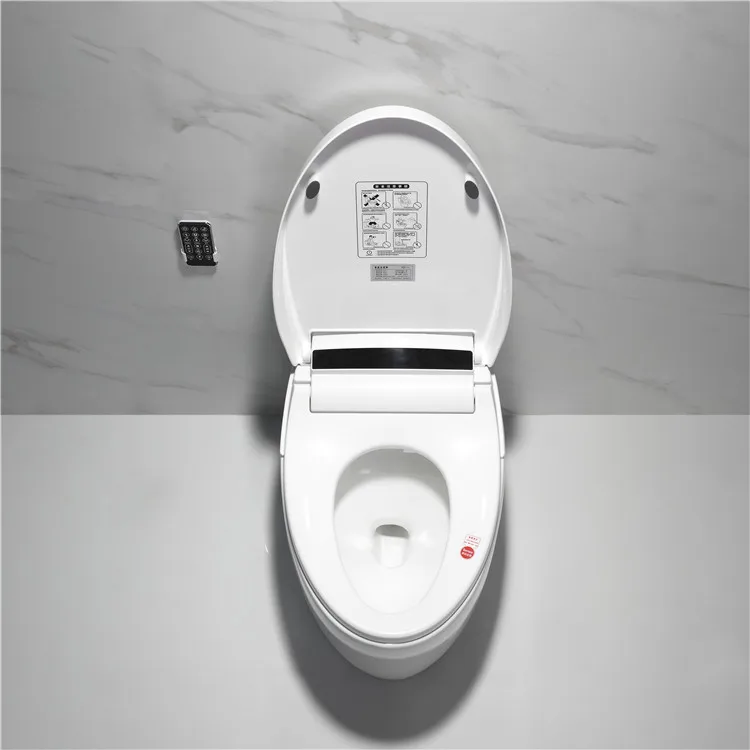 New design wholesale modern automatic electronic closestool floor mounted intelligent bathroom smart toilet
New design wholesale modern automatic electronic closestool floor mounted intelligent bathroom smart toilet