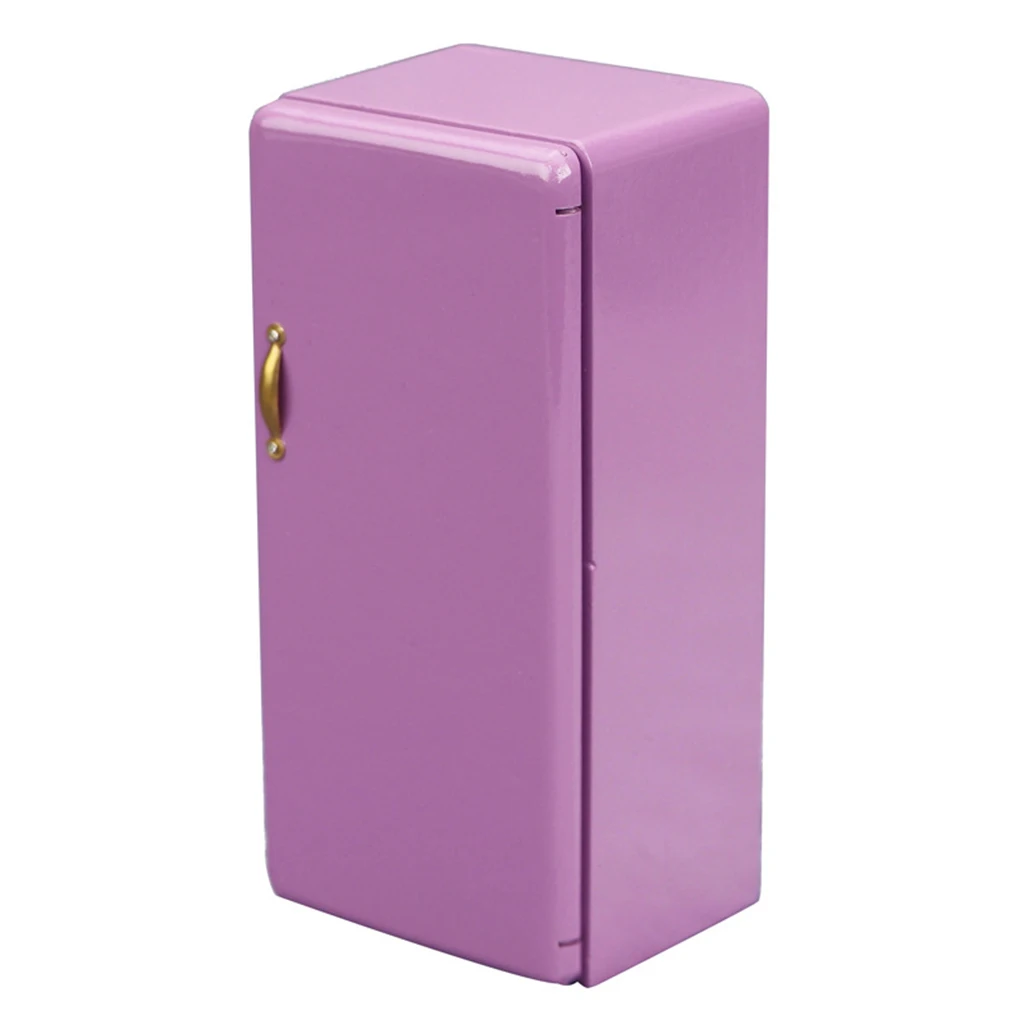 Dollhouse Miniature Mini Refrigerator Furniture Toy Fridge Model Kitchen Furniture for Dolls Living Room Decor
Dollhouse Miniature Mini Refrigerator Furniture Toy Fridge Model Kitchen Furniture for Dolls Living Room Decor