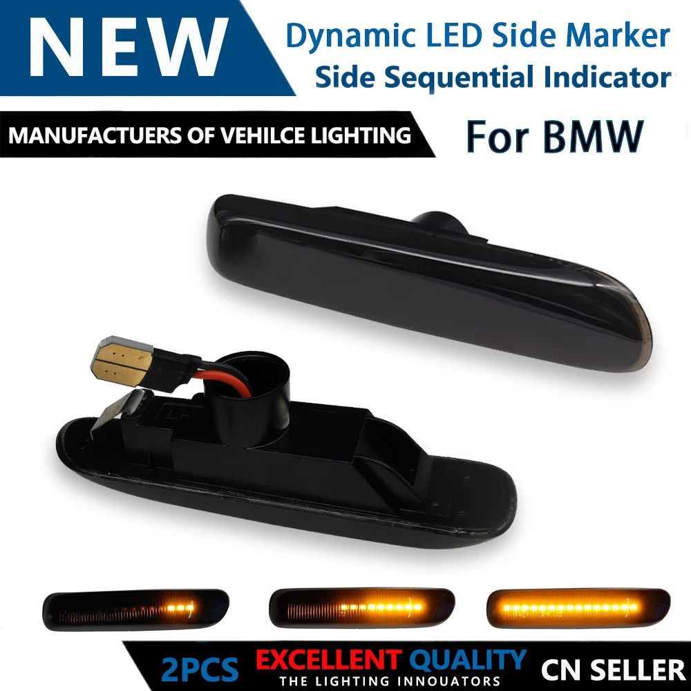 2pcs For BMW 3 Series E46 Coupe Convertible Wagon/Estate Sedan/Saloon Dynamic Side Marker Turn Signal Indicator Repeater Light
2pcs For BMW 3 Series E46 Coupe Convertible Wagon/Estate Sedan/Saloon Dynamic Side Marker Turn Signal Indicator Repeater Light