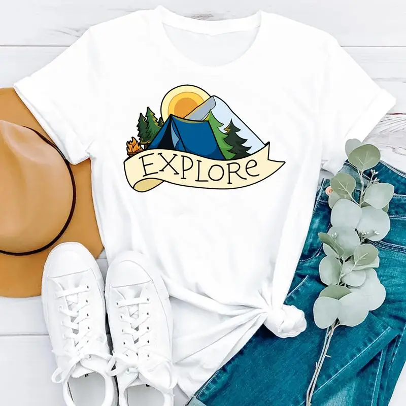 Summer Watercolor Painting Cute Casual Cartoon Short Sleeve Women Fashion Clothes Print Tshirt Female Tee Top Graphic T-shirt 
Summer Watercolor Painting Cute Casual Cartoon Short Sleeve Women Fashion Clothes Print Tshirt Female Tee Top Graphic T-shirt