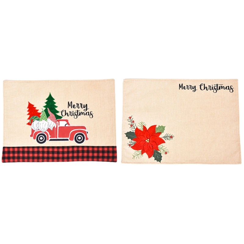 Red Truck Christmas Tree Kitchen Placemat Coaster Dining Table Mats Cotton Linen Pad Bowl Cup Mat 46*34cm Home Decoration
Red Truck Christmas Tree Kitchen Placemat Coaster Dining Table Mats Cotton Linen Pad Bowl Cup Mat 46*34cm Home Decoration