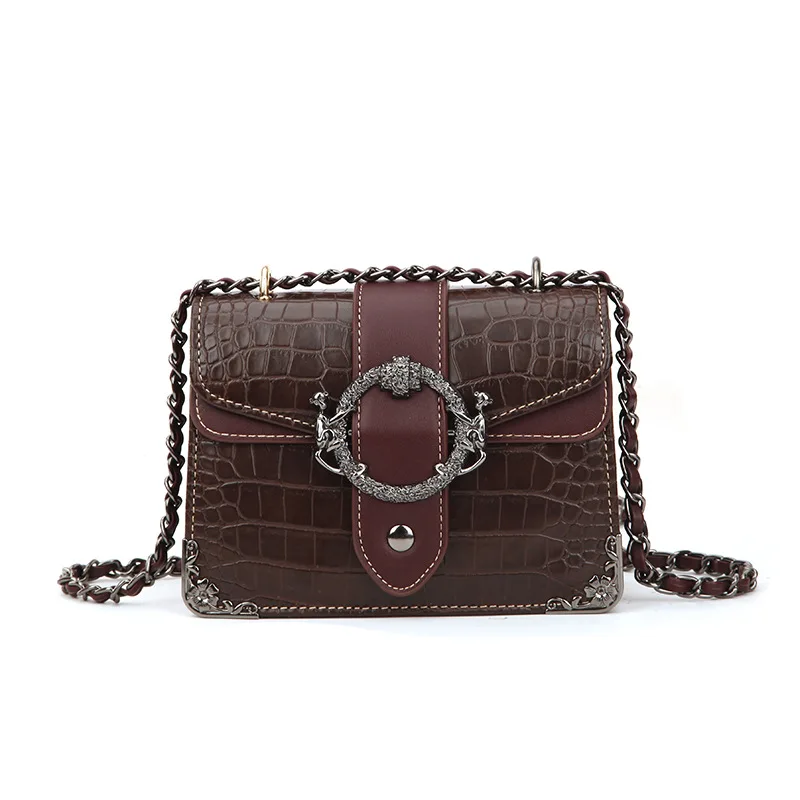 2021 Luxury Crossbody Bags For Women Alligator Female Shoulder Bag Messenger Bag Designers Metal Chains Women's Handbags
2021 Luxury Crossbody Bags For Women Alligator Female Shoulder Bag Messenger Bag Designers Metal Chains Women's Handbags