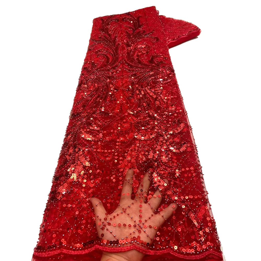 Sinya New Colorful Beads Embroidery Sequins Lace Fabric For Wedding Dress High Quality Sequins Matching Beads Lace Fabric
Sinya New Colorful Beads Embroidery Sequins Lace Fabric For Wedding Dress High Quality Sequins Matching Beads Lace Fabric