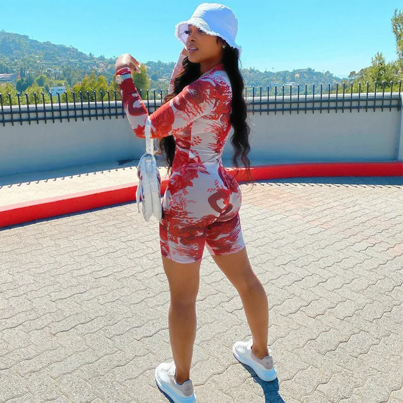 Mesh Sheer See Through Bodycon Dragon Print Jumpsuit Playsuit Rompers 2020 Sexy Women Fall Long Sleeve Slim Jumpsuit 
Mesh Sheer See Through Bodycon Dragon Print Jumpsuit Playsuit Rompers 2020 Sexy Women Fall Long Sleeve Slim Jumpsuit