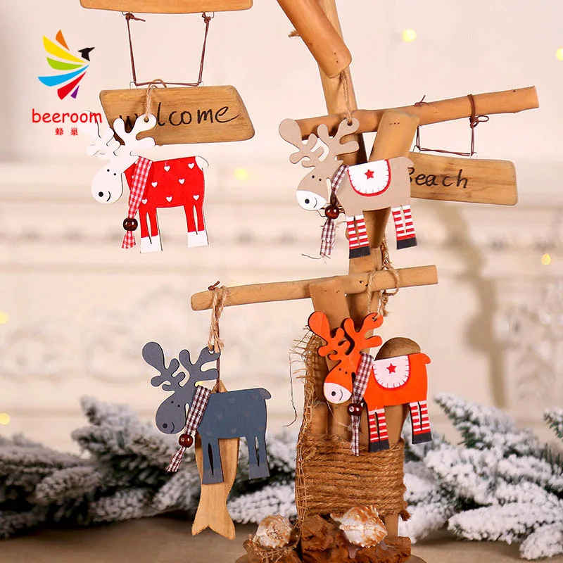 Christmas DIY Wooden Elk Pendant Christmas Tree Ornaments Decoration Decorations Colorful Fawn Ornaments 10X9CM
Christmas DIY Wooden Elk Pendant Christmas Tree Ornaments Decoration Decorations Colorful Fawn Ornaments 10X9CM