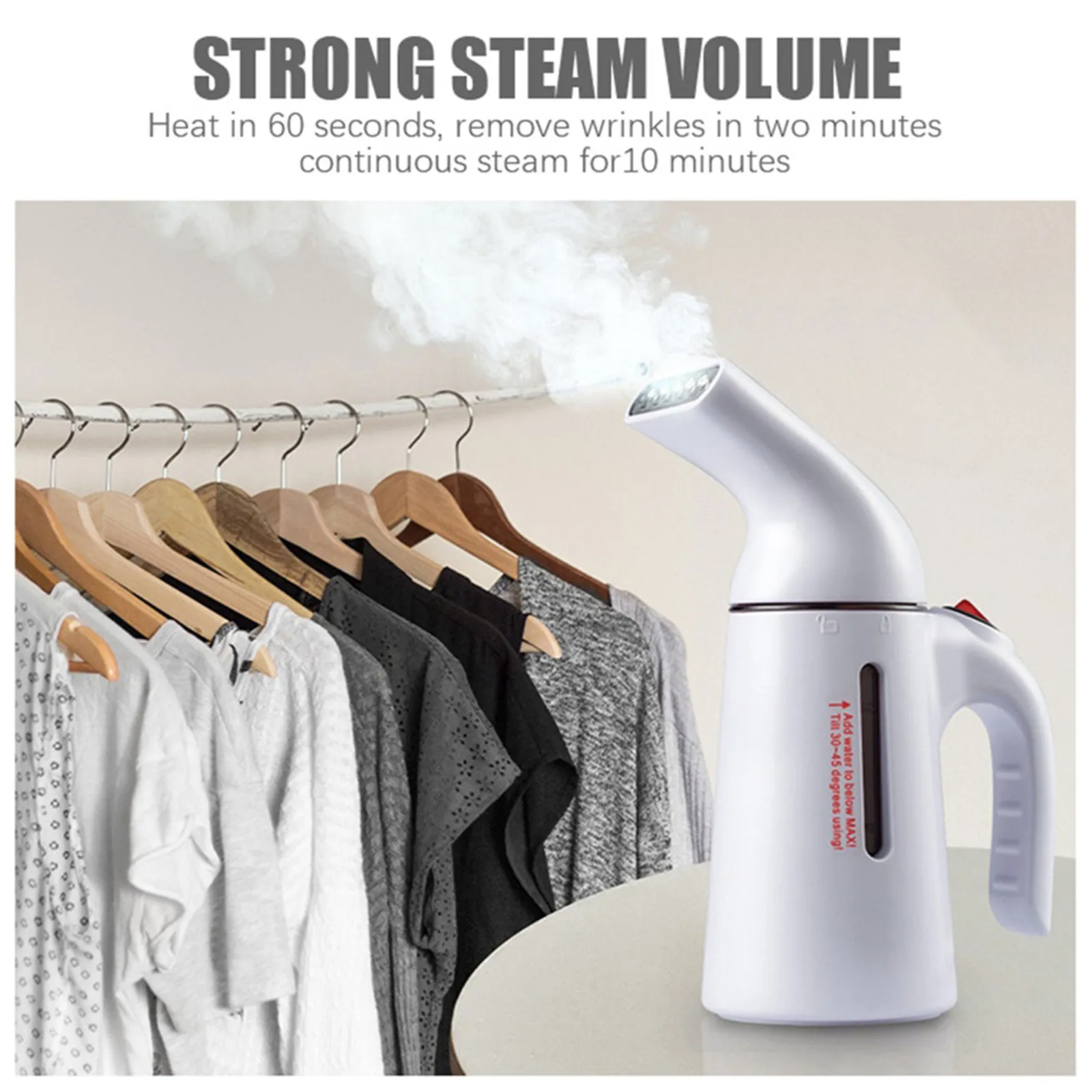 Handheld Steamer For Clothes Fast-Heat Powerful Garment Steamer Iron For Home Travelling Steam UK US EU Plug
Handheld Steamer For Clothes Fast-Heat Powerful Garment Steamer Iron For Home Travelling Steam UK US EU Plug