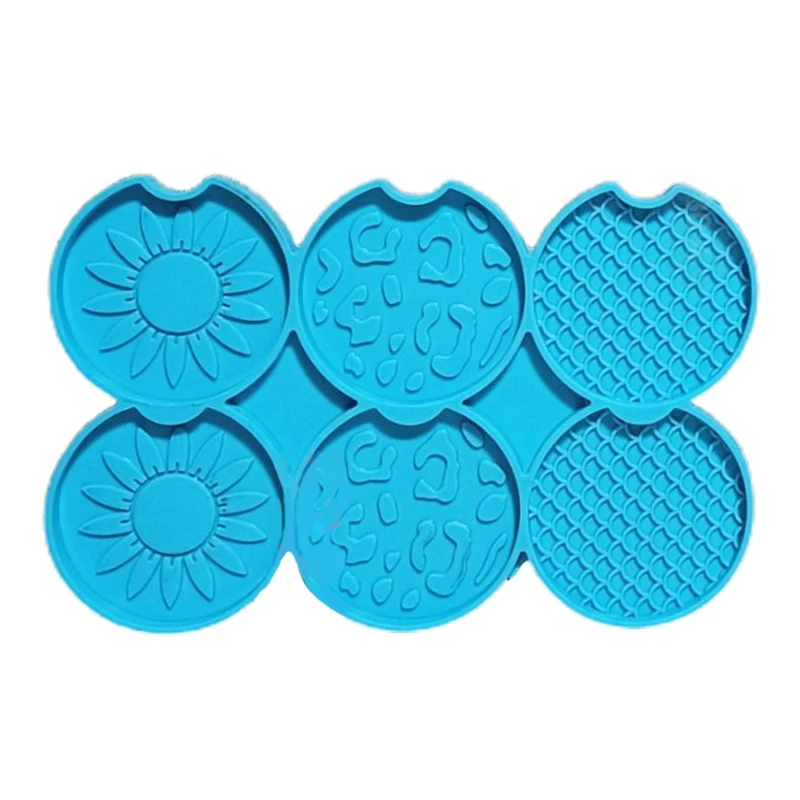 6 Pcs/Set Car Coaster Epoxy Resin Mold DIY Auto Cup Mat Crafts Silicone Mould Casting Tool
6 Pcs/Set Car Coaster Epoxy Resin Mold DIY Auto Cup Mat Crafts Silicone Mould Casting Tool