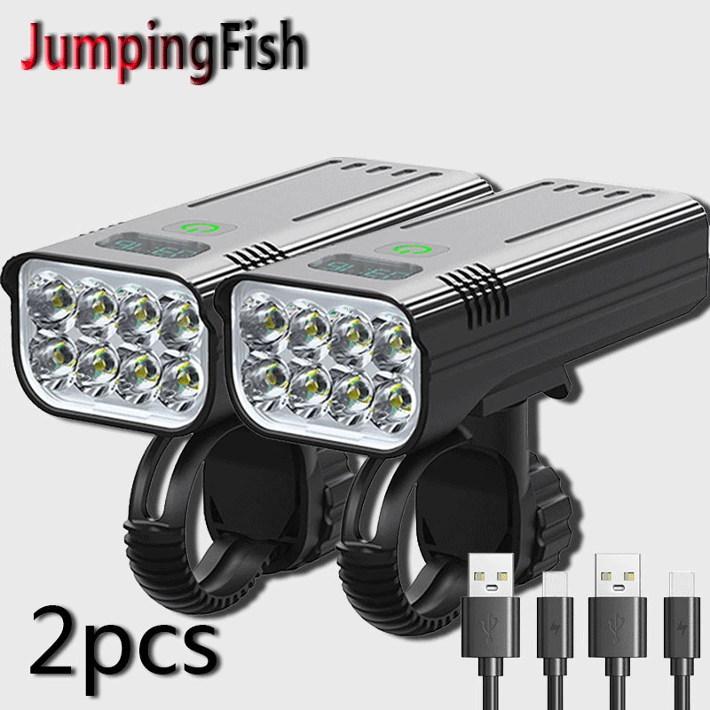10000mAh Bike Light USB Rechargeable 5000 Lumens Bike Headlight 8*LED Super Bright Flashlight Front Lights and Color Rear light
10000mAh Bike Light USB Rechargeable 5000 Lumens Bike Headlight 8*LED Super Bright Flashlight Front Lights and Color Rear light