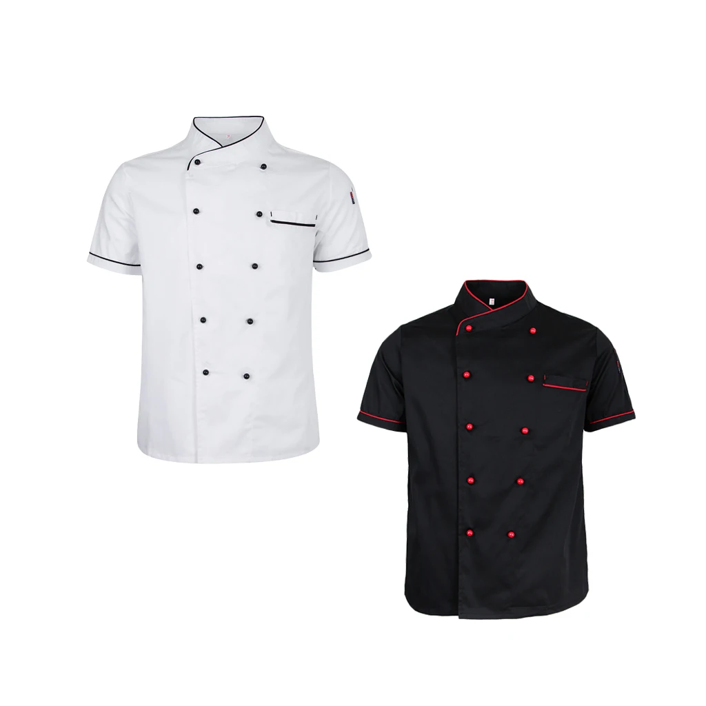 2Color L Size Chef Jacket Uniform Short Sleeve Hotel Kitchen Chefwear Cook Coat
2Color L Size Chef Jacket Uniform Short Sleeve Hotel Kitchen Chefwear Cook Coat