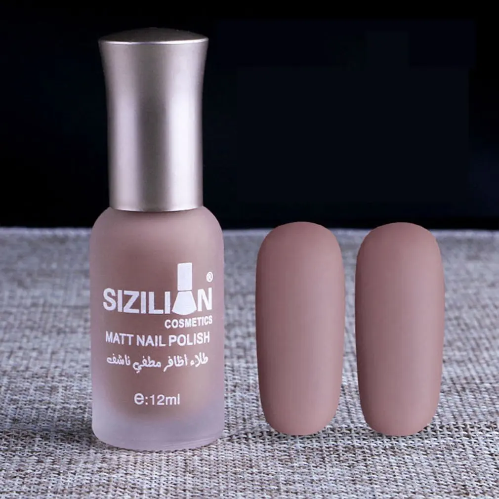 12ml Matte Dull Nail Polish Lacquer Varnish Matt Effect Manicure Nail Beauty Color Polish Nail Polishing
12ml Matte Dull Nail Polish Lacquer Varnish Matt Effect Manicure Nail Beauty Color Polish Nail Polishing