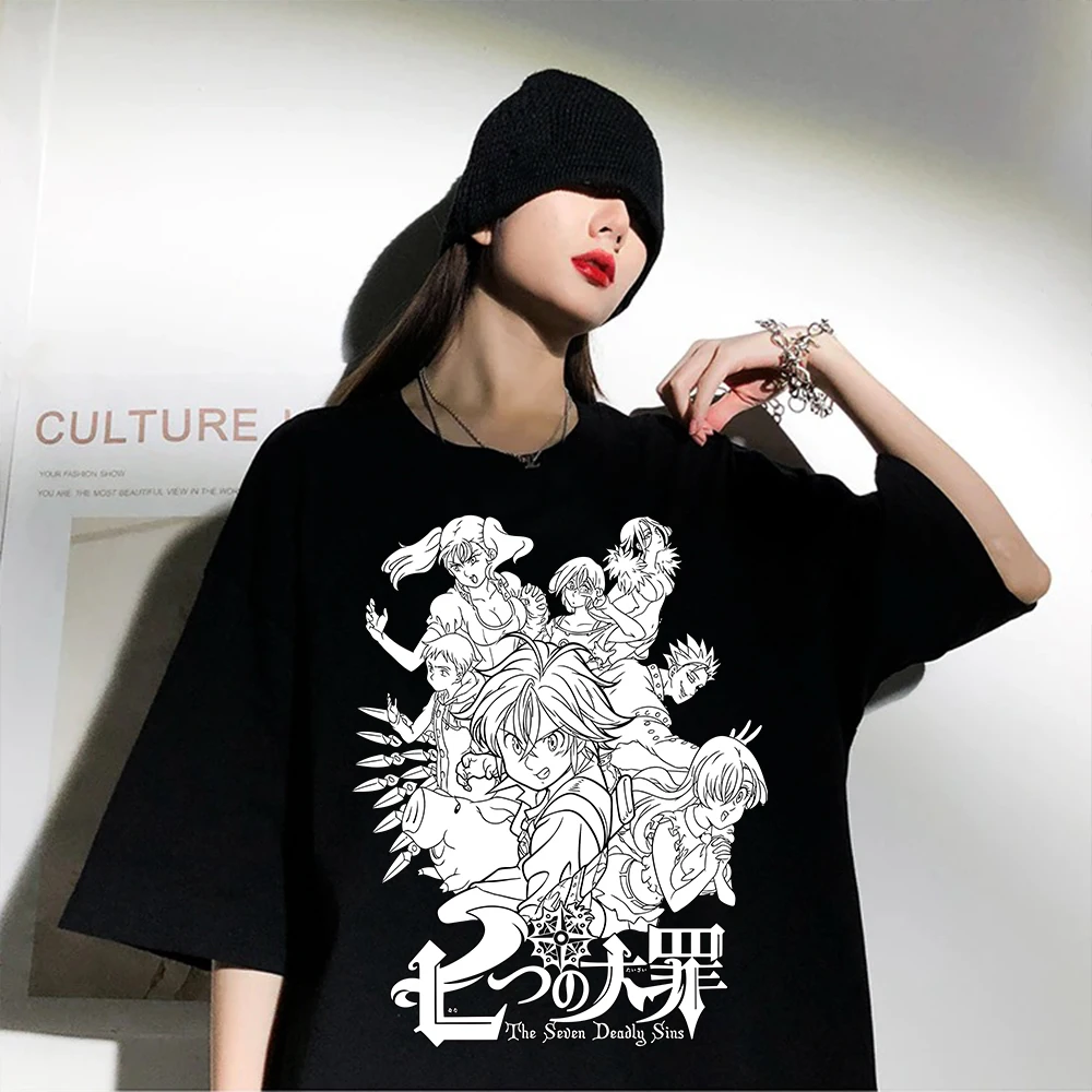 The Seven Deadly Sins T Shirt Men Women Short Sleeve Streetswear T-Shirt Harajuku Unisex
The Seven Deadly Sins T Shirt Men Women Short Sleeve Streetswear T-Shirt Harajuku Unisex