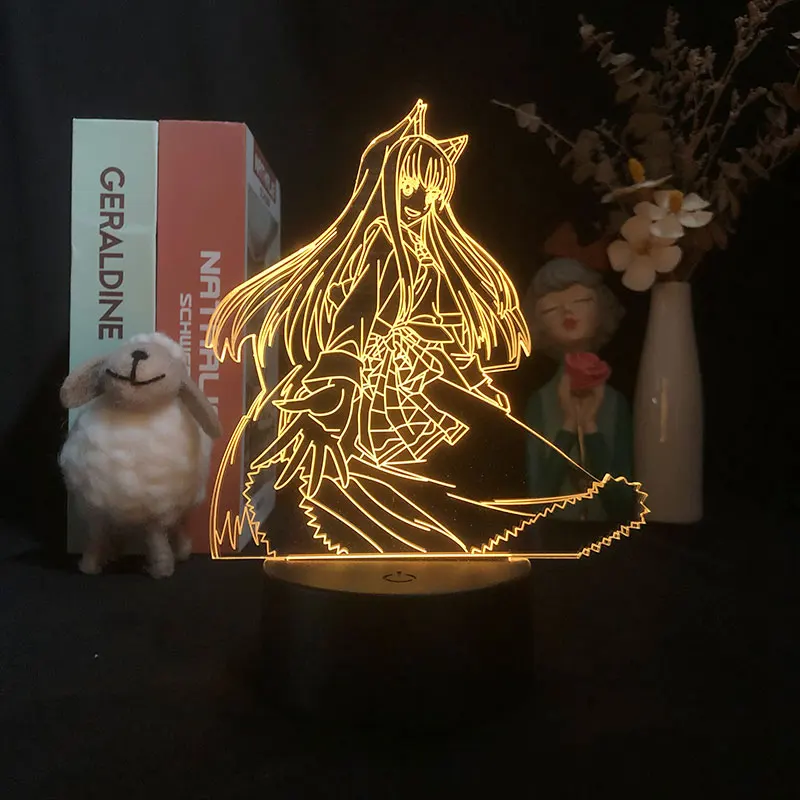 Anime Led Light Spice and Wolf Holo Figure for Bedroom Decor Nightlight Manga Birthday Gift Room 3d Night Lamp Acrylic
Anime Led Light Spice and Wolf Holo Figure for Bedroom Decor Nightlight Manga Birthday Gift Room 3d Night Lamp Acrylic