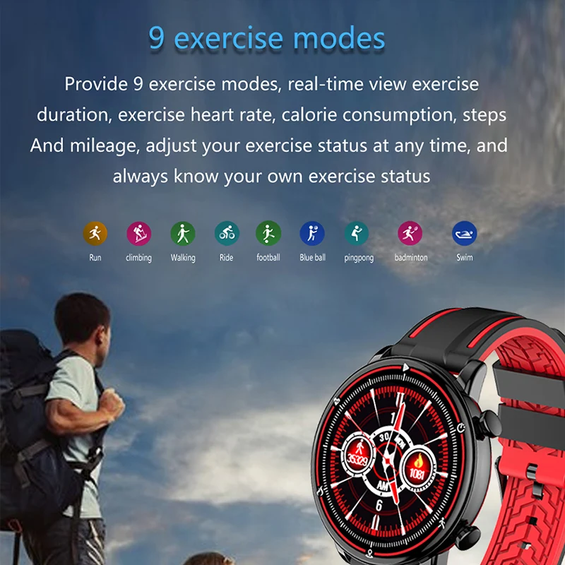 1.28 Inch LCD Multifunctional Waterproof Smart Watch Round Color Screen Silicone Strap Heart Rate Sports Bracelet Unisex DQ-Drop
1.28 Inch LCD Multifunctional Waterproof Smart Watch Round Color Screen Silicone Strap Heart Rate Sports Bracelet Unisex DQ-Drop