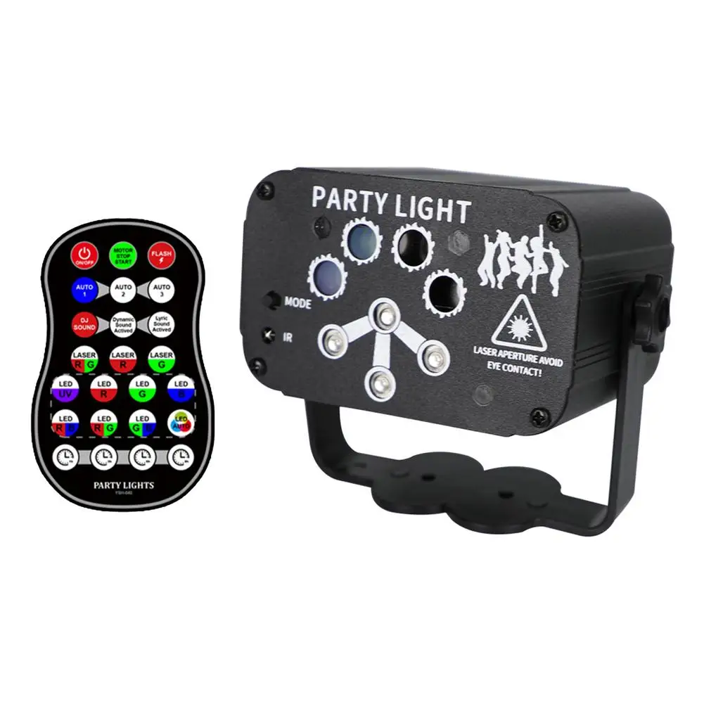 8-hole Mini Infrared Stage Lights RGB Christmas Projection Light Sound Control USB Charging Lamp UV Fluorescent Stage Light 
8-hole Mini Infrared Stage Lights RGB Christmas Projection Light Sound Control USB Charging Lamp UV Fluorescent Stage Light