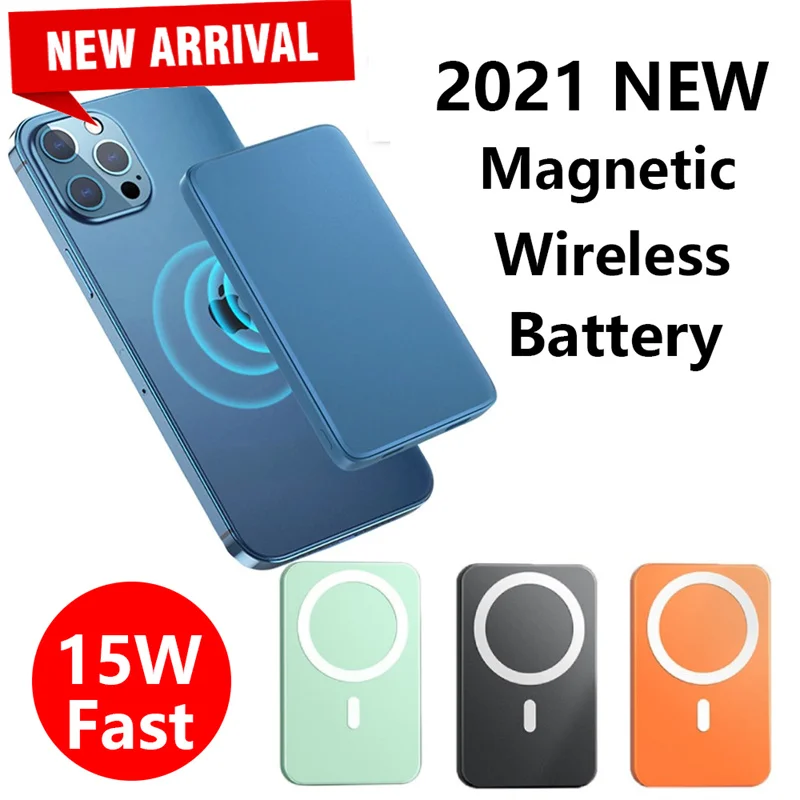 10000mAh 15W mini Magnetic Fast Charging Wireless Power Bank For iPhone 13 12 Pro Max Mobile Phone External Battery
10000mAh 15W mini Magnetic Fast Charging Wireless Power Bank For iPhone 13 12 Pro Max Mobile Phone External Battery