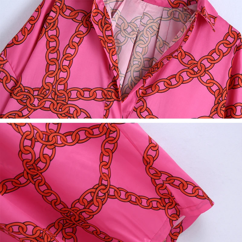 Women Chain Print Loose Long dress 2021 Summer Batwing sleeve Turn down collar Holiday Dresses Autumn Stain Loose Vestidos 1D039
Women Chain Print Loose Long dress 2021 Summer Batwing sleeve Turn down collar Holiday Dresses Autumn Stain Loose Vestidos 1D039