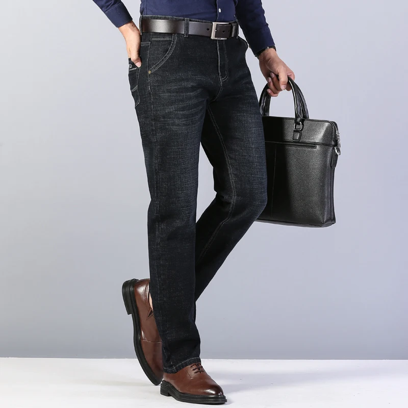2020 Winter New Men's Warm Slim Fit Jeans Business Fashion Thicken Denim Trousers Stretch Brand Pants Black Jeans Men
2020 Winter New Men's Warm Slim Fit Jeans Business Fashion Thicken Denim Trousers Stretch Brand Pants Black Jeans Men