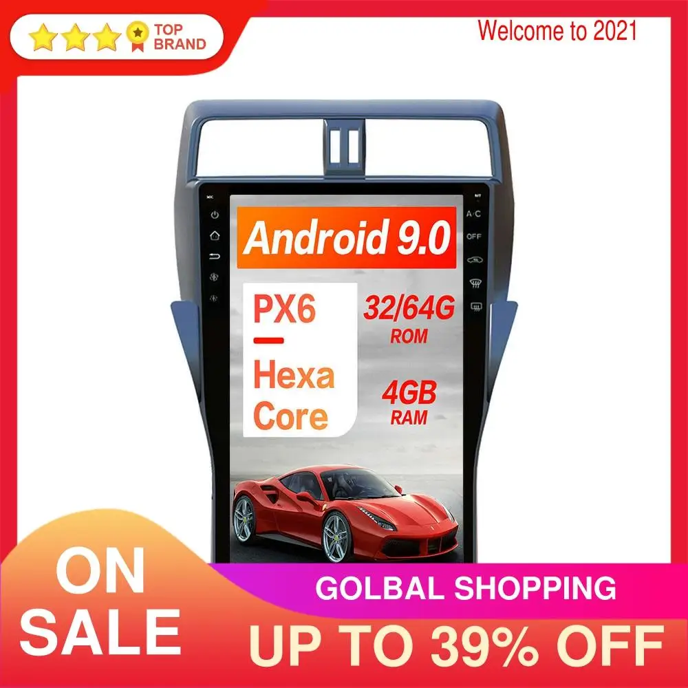 16 Inch Tesla Screen For Toyota Prado150 2018-2021 Android 9.0 Car GPS Navigation Head Unit Auto Stereo Radio Multimedia Player
16 Inch Tesla Screen For Toyota Prado150 2018-2021 Android 9.0 Car GPS Navigation Head Unit Auto Stereo Radio Multimedia Player