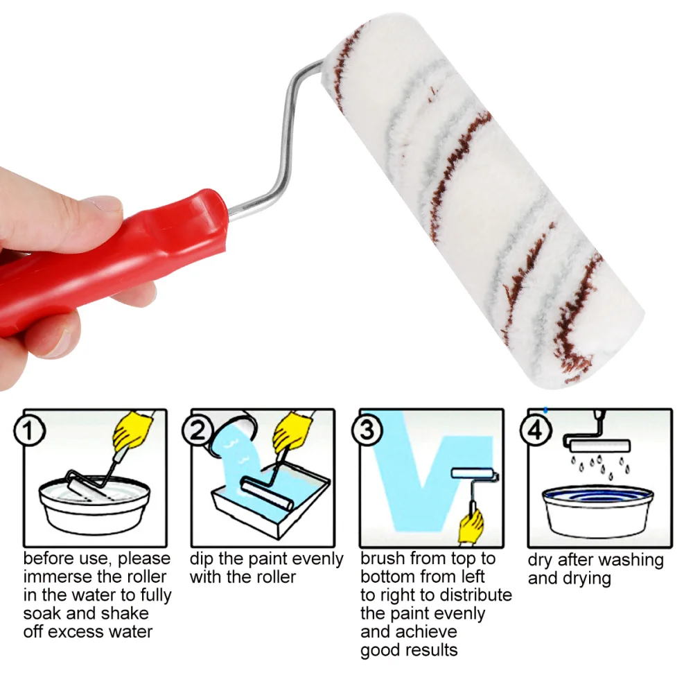 1 Set 11pcs Paint Rollers Mini Roller Brush Hot Melt Little Finger Roller Brush Coating Decorators Brush Wall Painting Tools (10
1 Set 11pcs Paint Rollers Mini Roller Brush Hot Melt Little Finger Roller Brush Coating Decorators Brush Wall Painting Tools (10