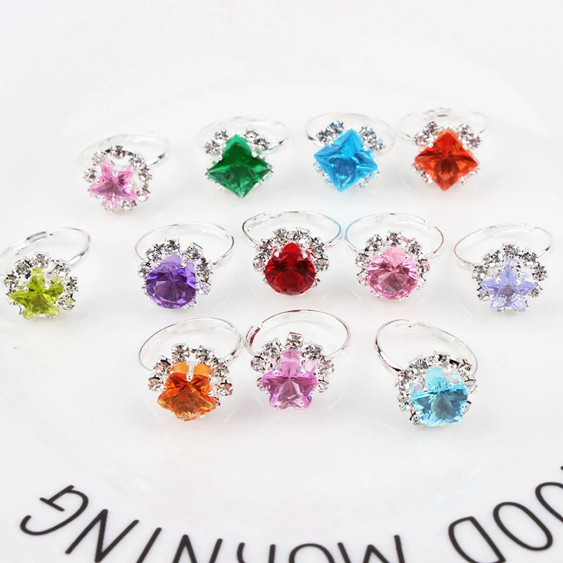 10/12/16/24/36Pcs Children's Ring Set Gradient Girls Exquisite Rhinestone Ring Adjustable Cute Cartoon Ring Set Kids Gifts New
10/12/16/24/36Pcs Children's Ring Set Gradient Girls Exquisite Rhinestone Ring Adjustable Cute Cartoon Ring Set Kids Gifts New