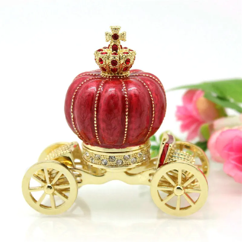 Mini Keepsake Box Birthday gift Valentine's Day Enamel Craft Princess Pumpkin Car Jewelry Box Jewelry Storage Box Decoration
Mini Keepsake Box Birthday gift Valentine's Day Enamel Craft Princess Pumpkin Car Jewelry Box Jewelry Storage Box Decoration