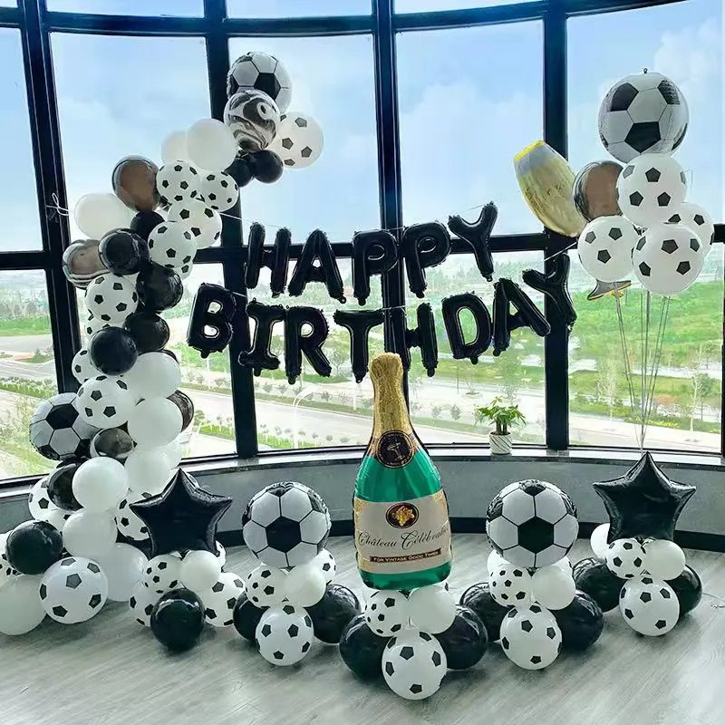 Football theme balloon party decoration aluminum foil wine bottle star balloons suitable for boy birthday party baby gift decora
Football theme balloon party decoration aluminum foil wine bottle star balloons suitable for boy birthday party baby gift decora