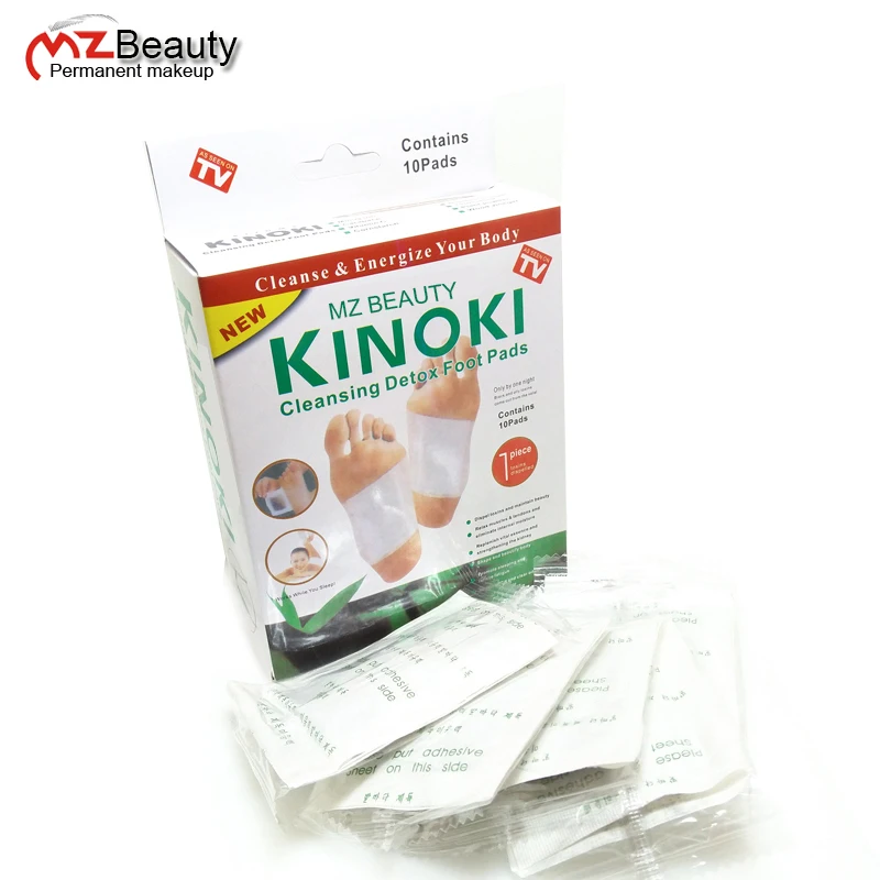 Очищающие подушечки для ног Kinoki Detox патчи с розничной коробкой и клеем (5 коробок =
