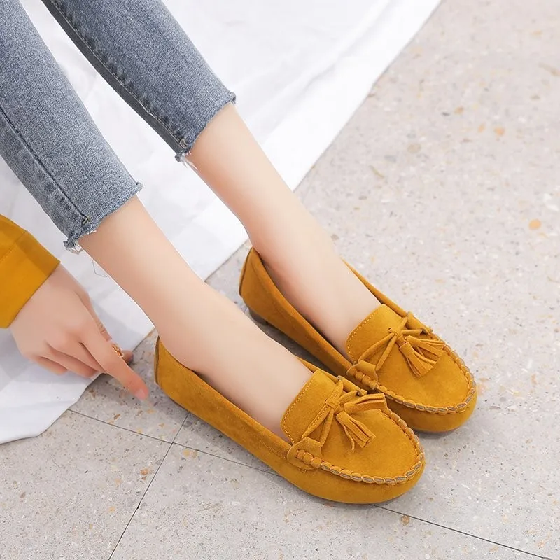 Doudou Shoes Ladies 2021 New Soft-soled Round Toe Fashion Flat Casual Shoes Pedal Breathable Spring and Autumn Summer Tide
Doudou Shoes Ladies 2021 New Soft-soled Round Toe Fashion Flat Casual Shoes Pedal Breathable Spring and Autumn Summer Tide