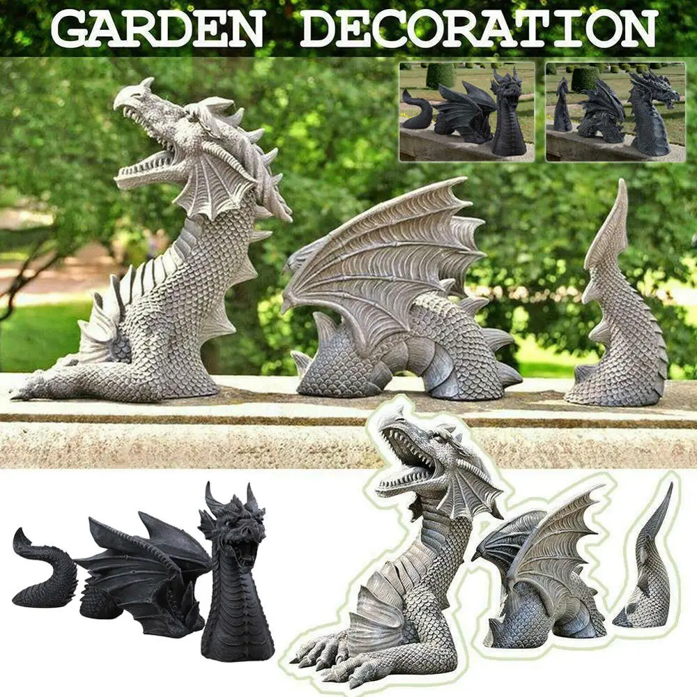 Dragon Garden Decor Statue Large Dragon Gothic Resin Ornament for Outdoor Decora Garden Decor Home Accessories
Dragon Garden Decor Statue Large Dragon Gothic Resin Ornament for Outdoor Decora Garden Decor Home Accessories