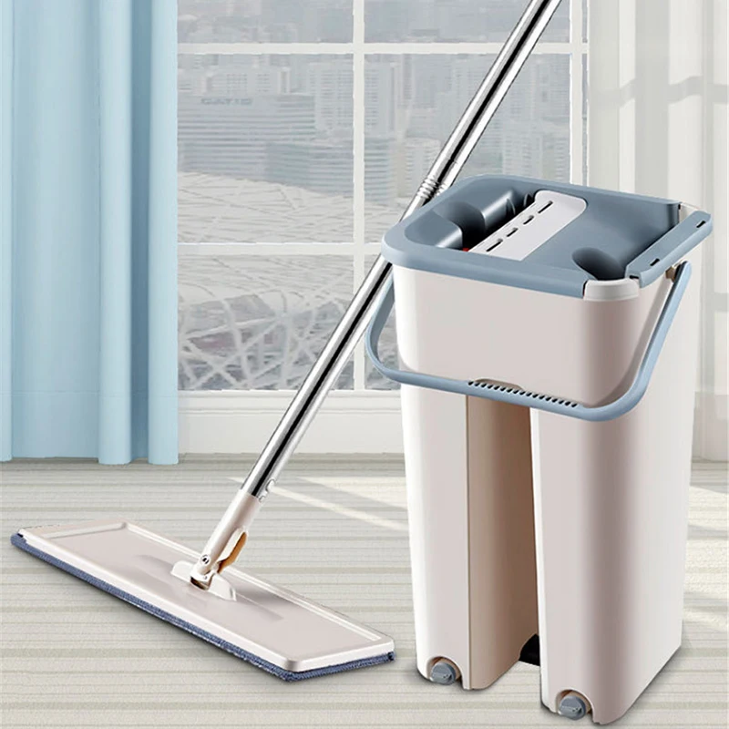 Magic Cleaning Mop Bucket Hands-free Floor Cleaning Mop Dry and Wet Use Magic Automatic Rotation Self-cleaning Lazy Mop
Magic Cleaning Mop Bucket Hands-free Floor Cleaning Mop Dry and Wet Use Magic Automatic Rotation Self-cleaning Lazy Mop