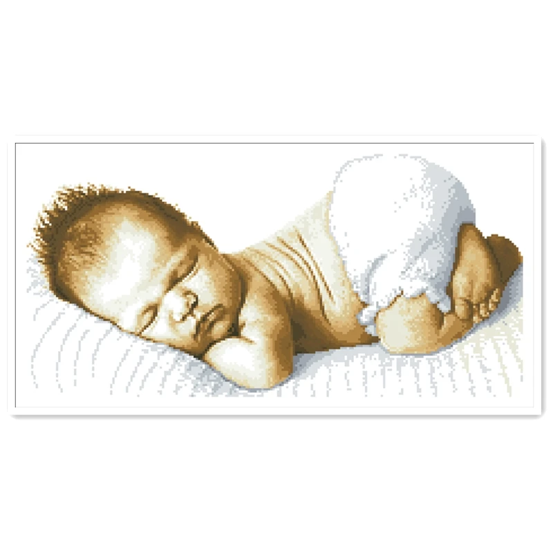Little baby cross stitch kits sleepy boy package 18ct 14ct 11ct cloth silk cotton thread embroidery DIY handmade needlework
Little baby cross stitch kits sleepy boy package 18ct 14ct 11ct cloth silk cotton thread embroidery DIY handmade needlework